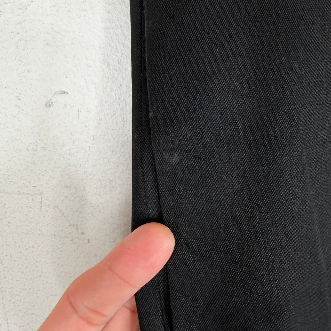 Balenciaga Black Straight Leg Trousers