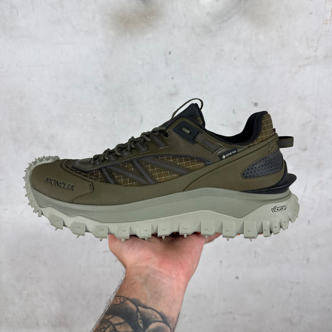Moncler Olive Trailgrip Sneakers