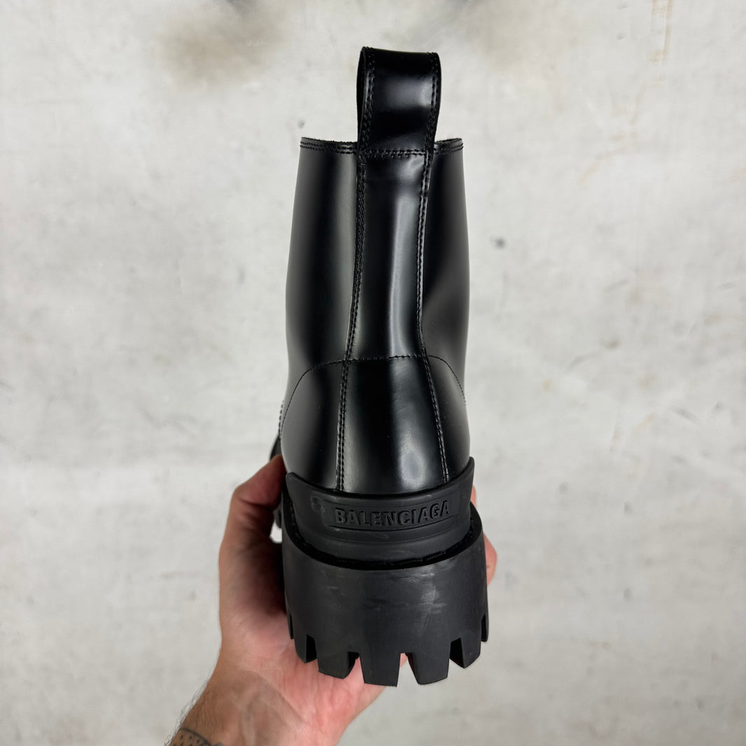 Balenciaga Leather Strike Boots