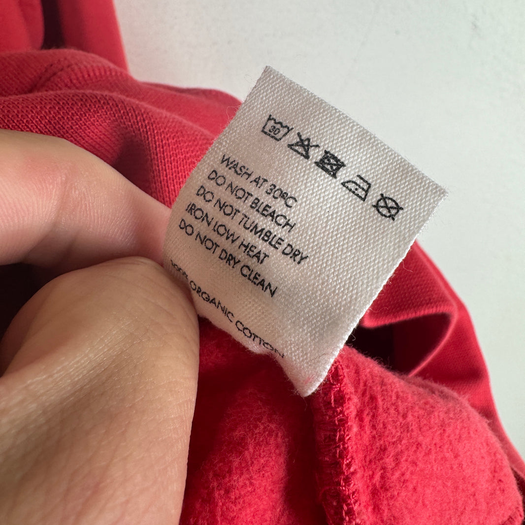 Jacquemus Red Wavy Logo Hoodie