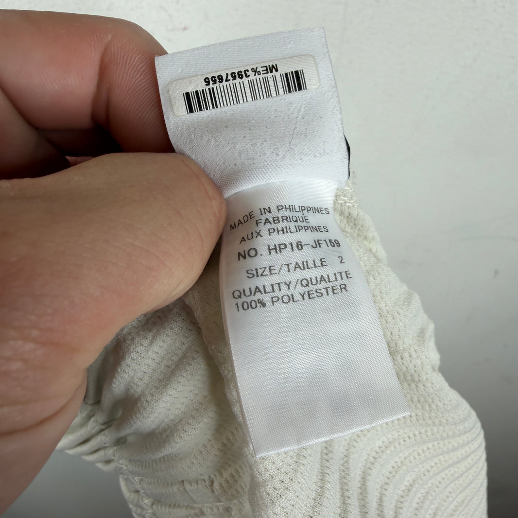 Issey Miyake White Pleated Trouser Pants