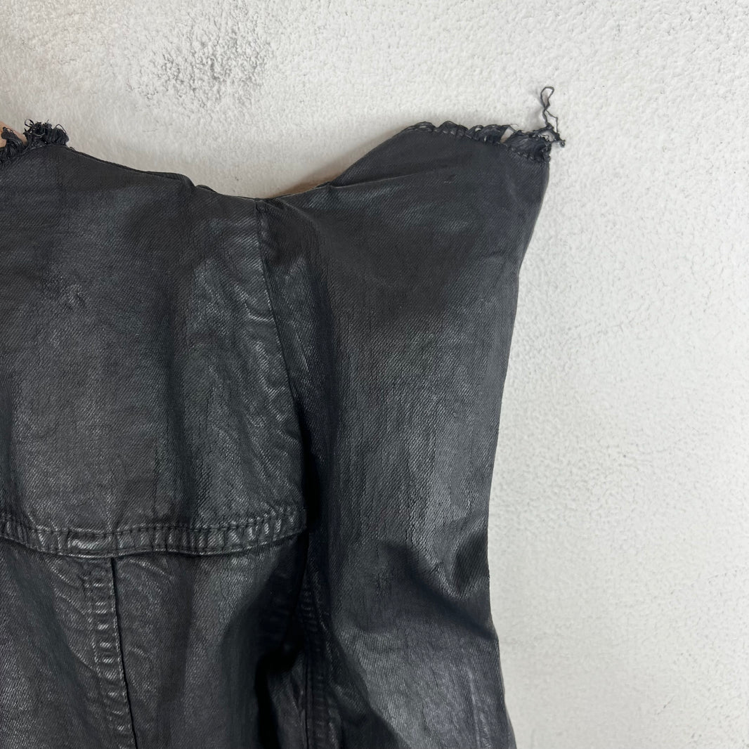 DRKSHDW Tec Trucker Waxed Denim Jacket