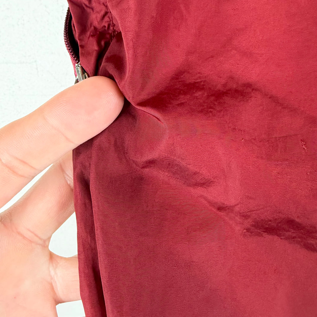 Prada Red Nylon Shorts