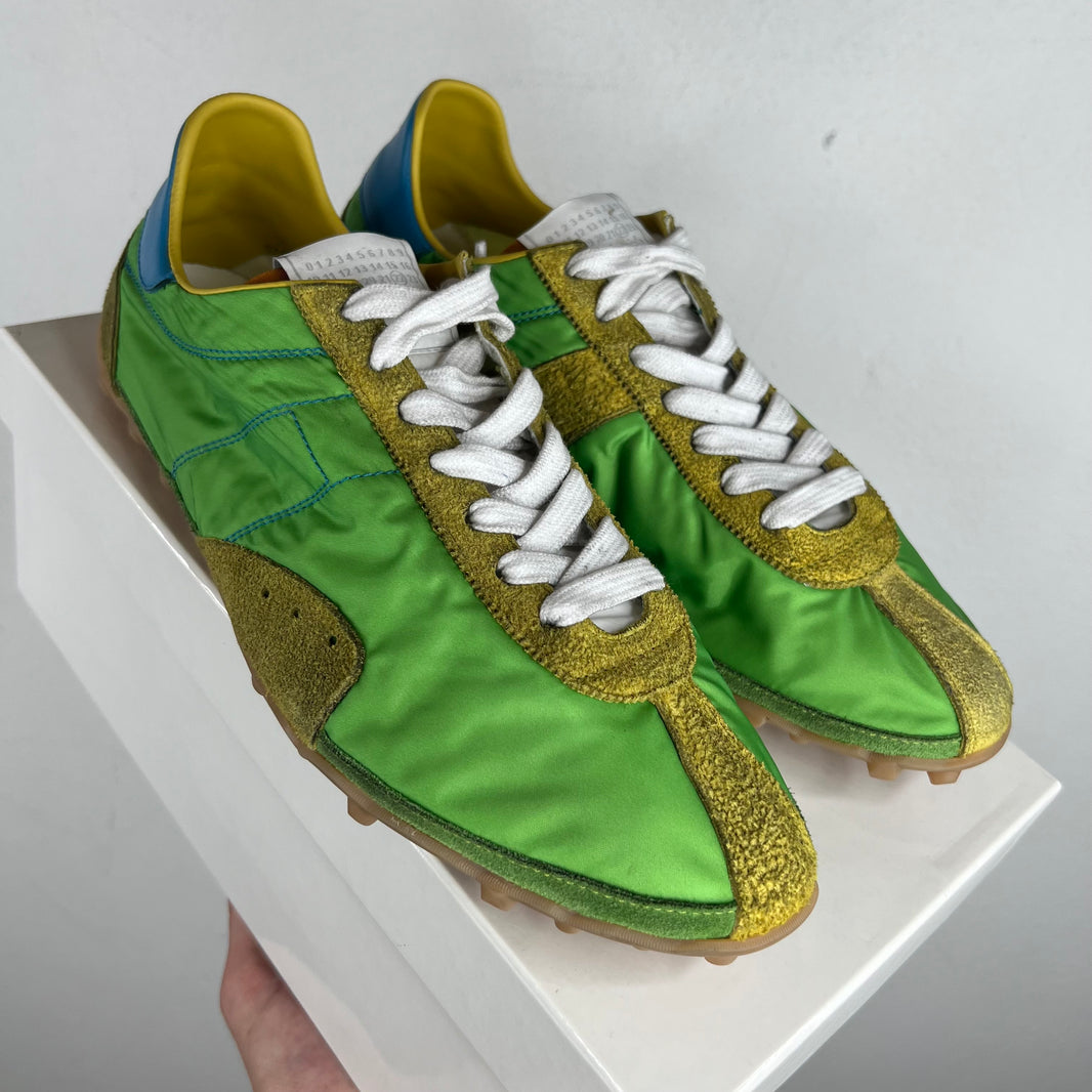 Margiela Green/Yellow Sprinter Sneakers