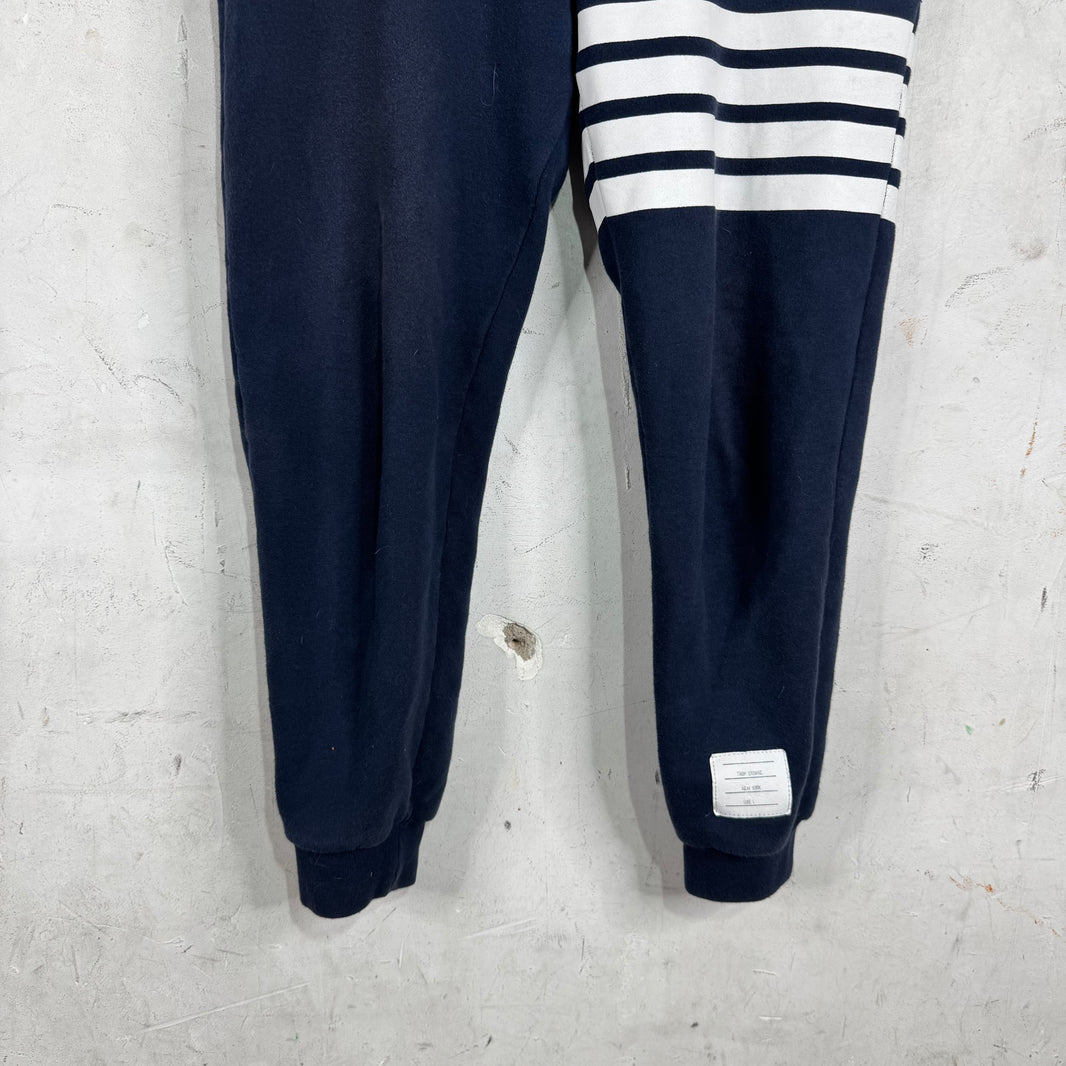 Thom Browne Navy Track Pants