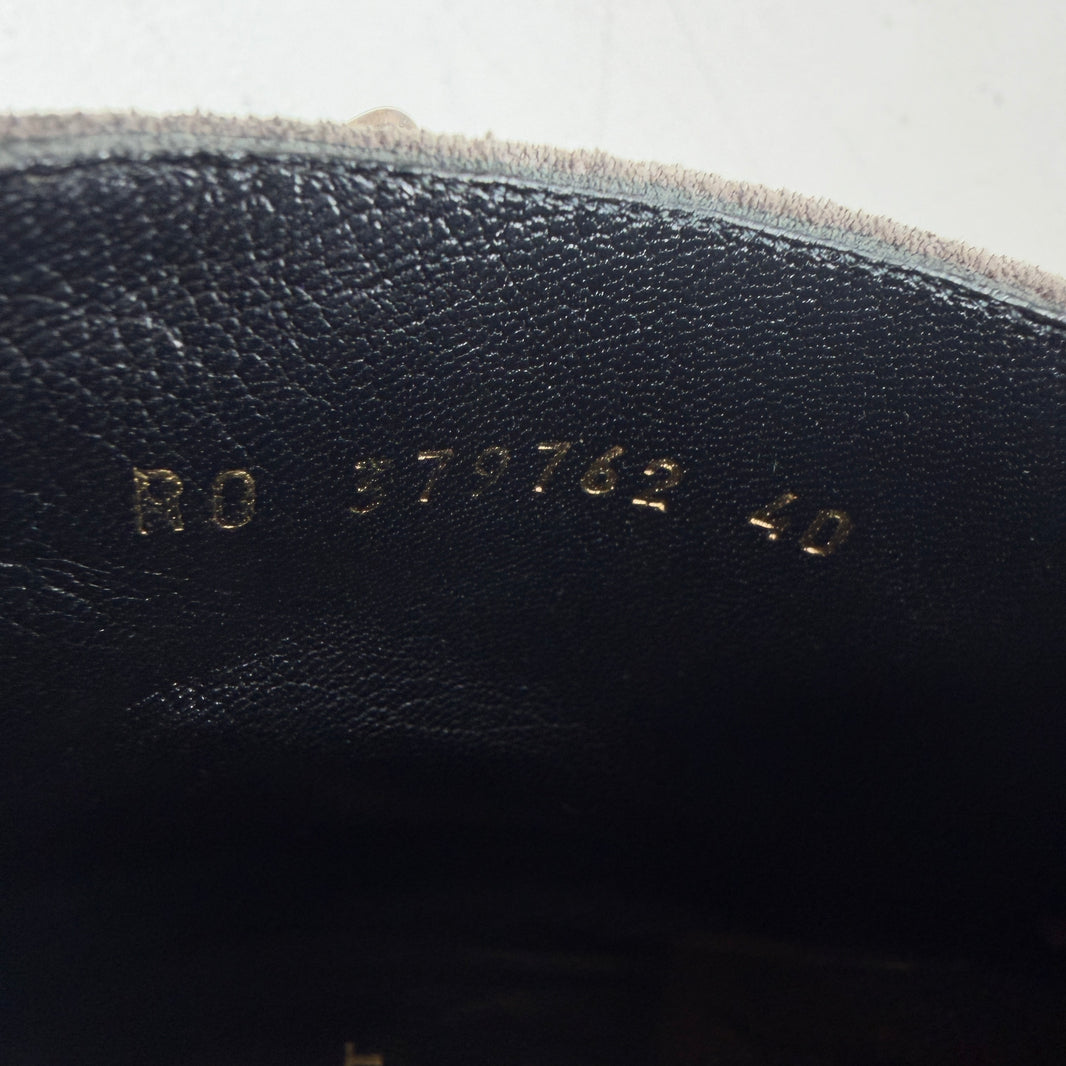 Saint Laurent Grey Jodhpur Boots