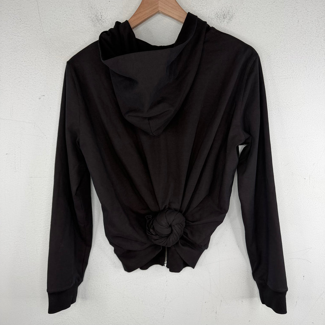 Balenciaga Sample Knotted Beverly Hills Zip-Up Hoodie