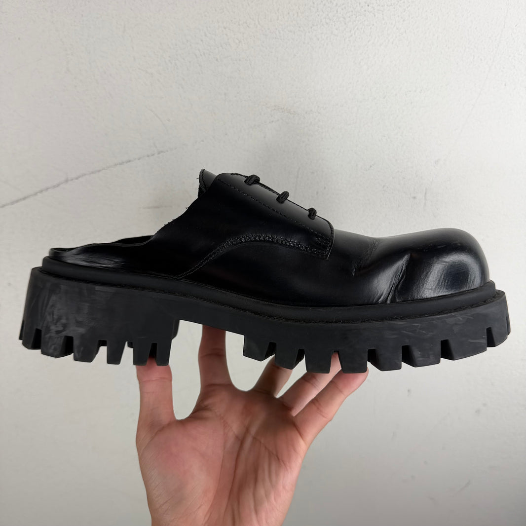 Balenciaga Sergent Derby Mules