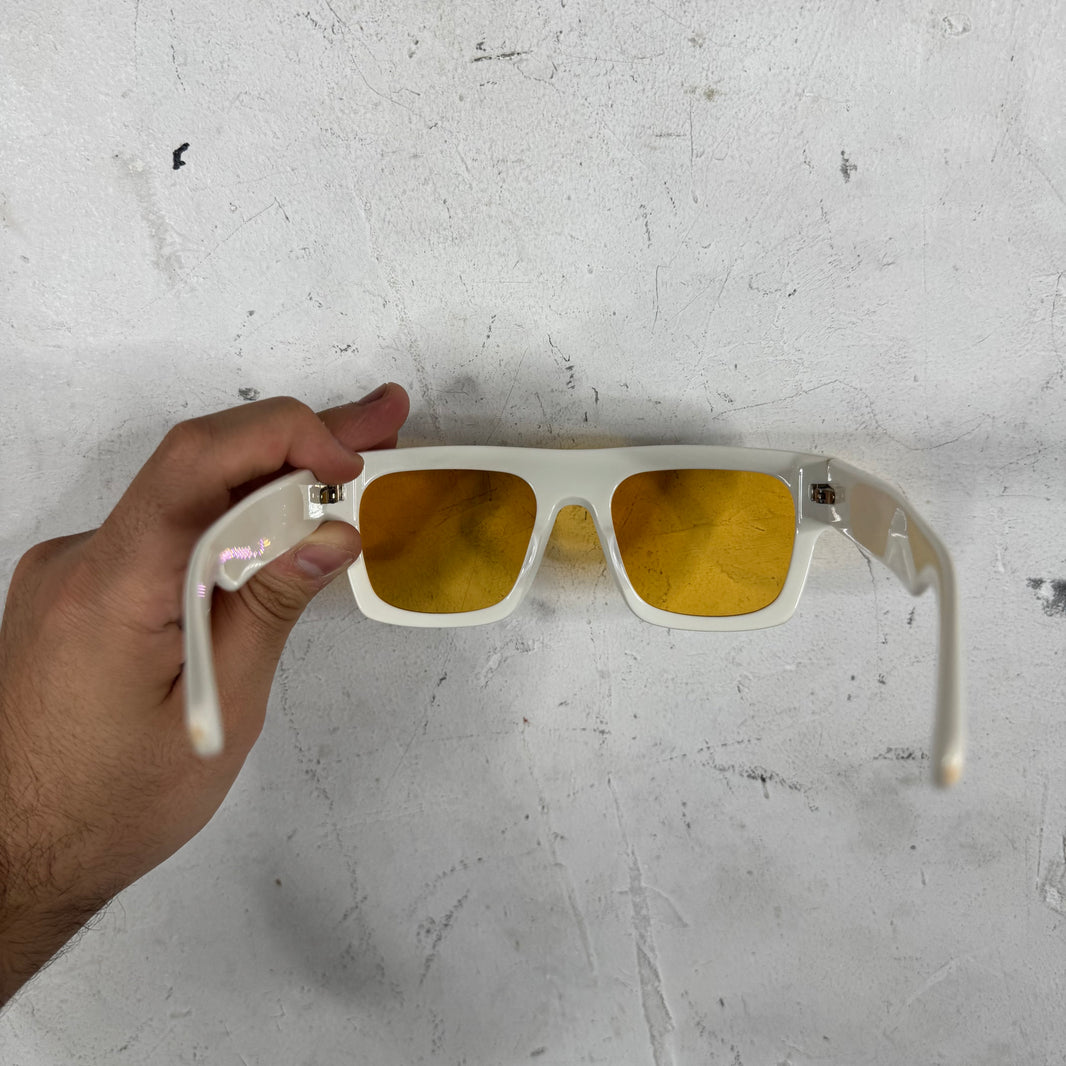 Tom Ford White Yellow Fausto Sunglasses