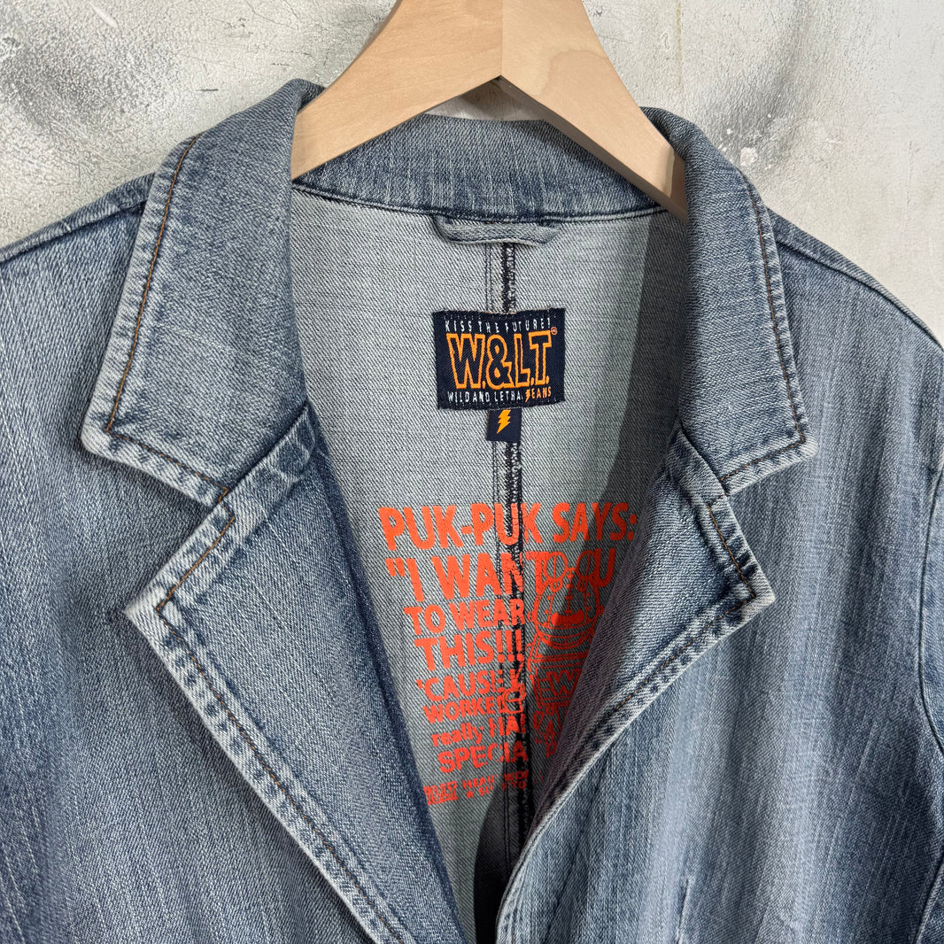 Walter Van Beirendonck Denim Blazer