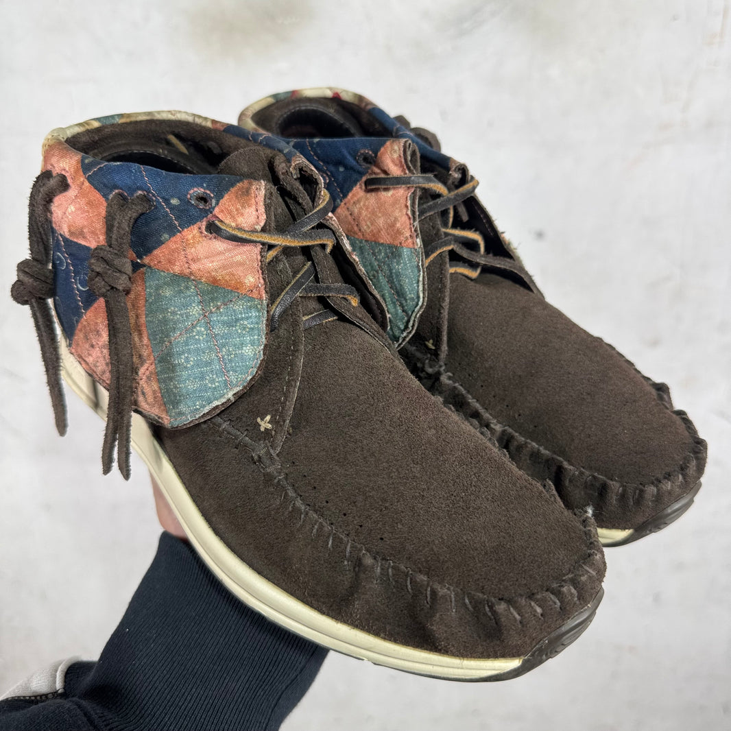 Visvim Brown Patchwork FBTs
