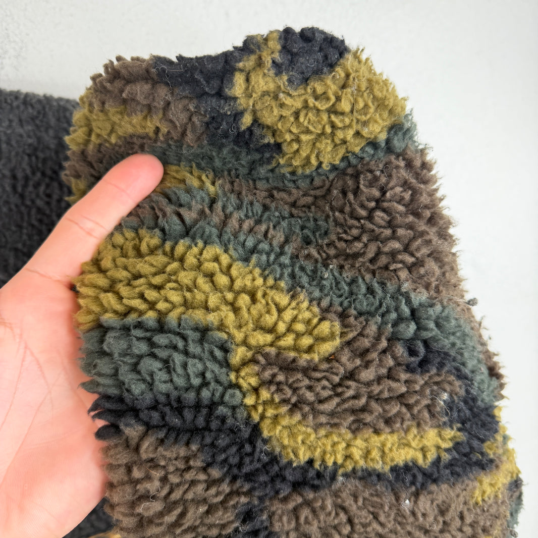 Sandy Liang Multi Patchwork Fleece Jacket