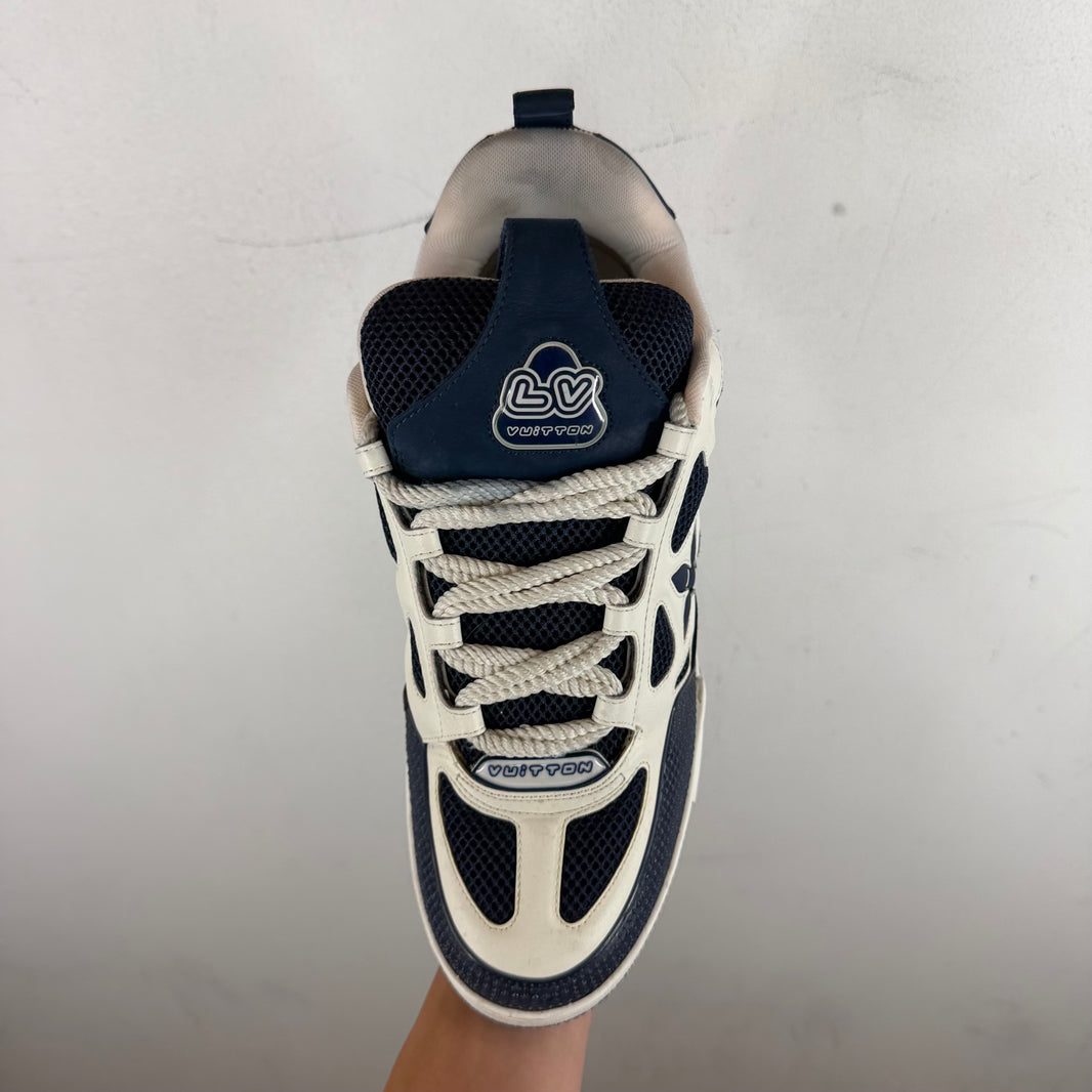 Louis Vuitton Blue/White Skate Sneakers