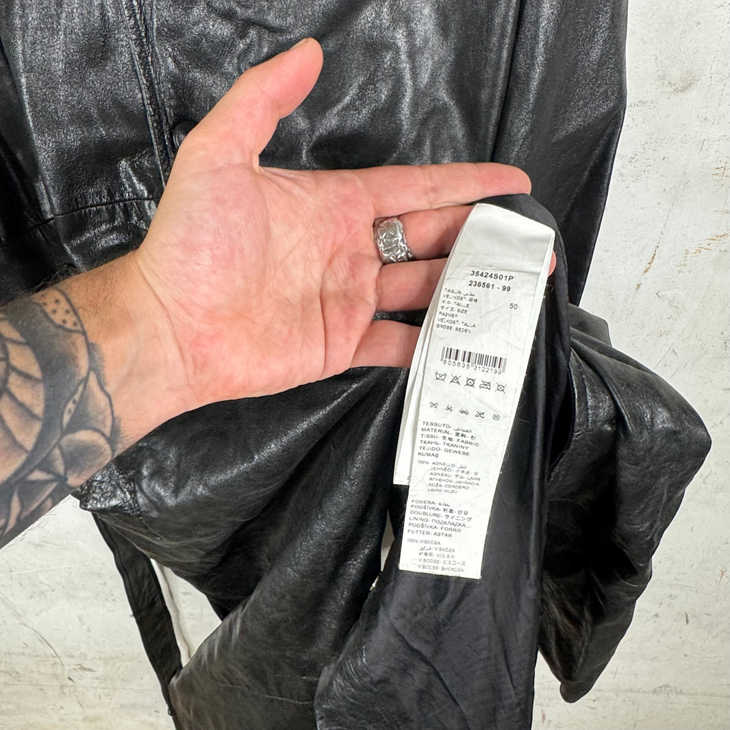 424 Leather Trenchcoat