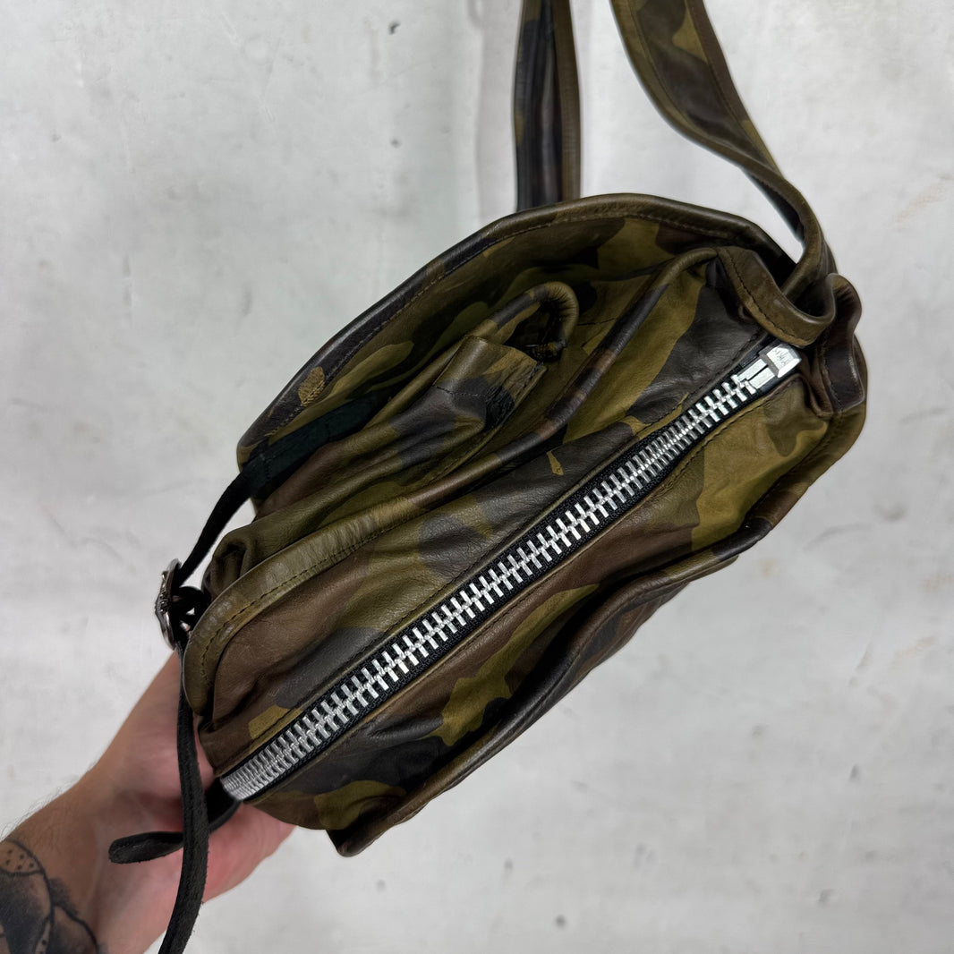 Chrome Hearts Camouflage Leather Gunslinger Messenger