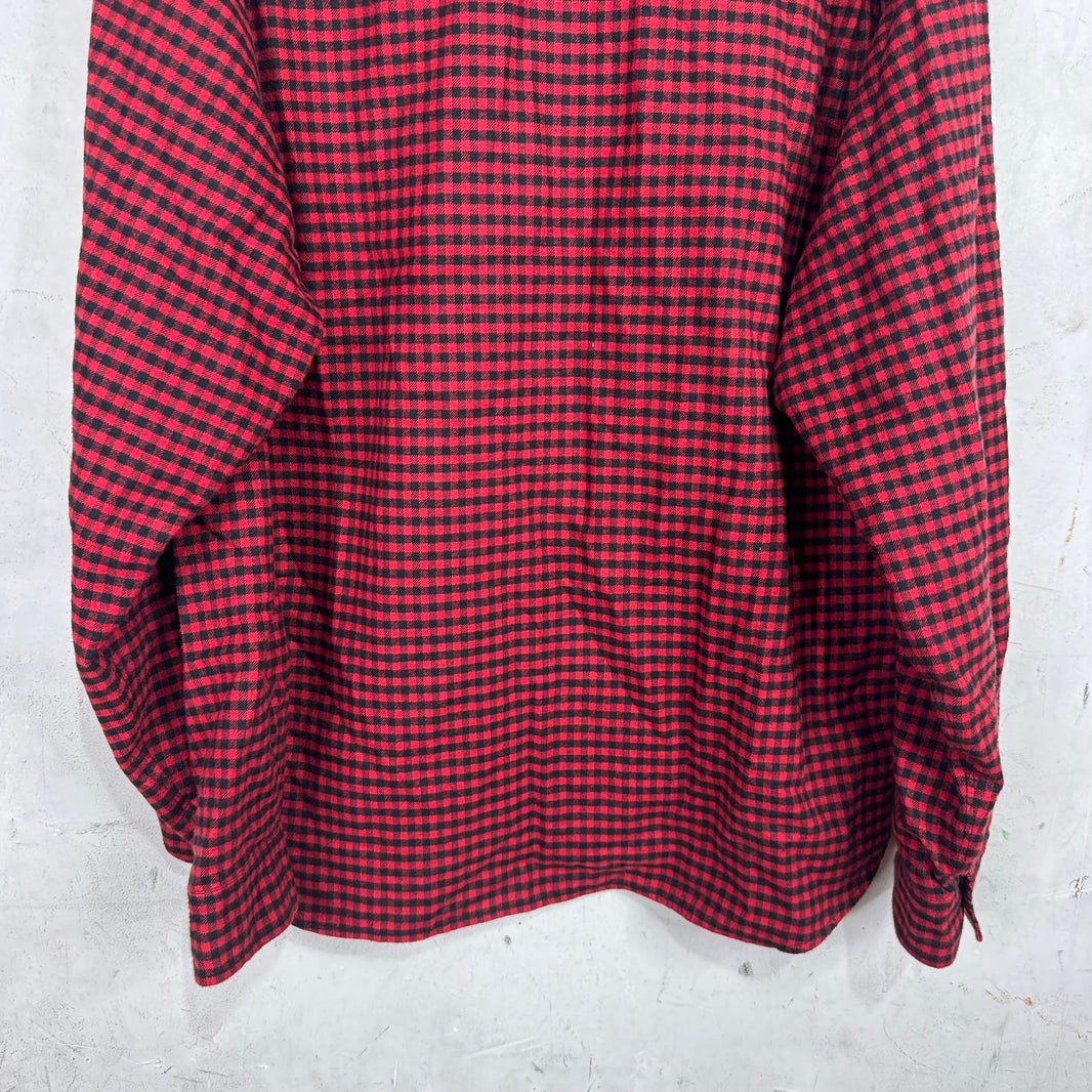 Balenciaga Multi Plaid Red Flannel