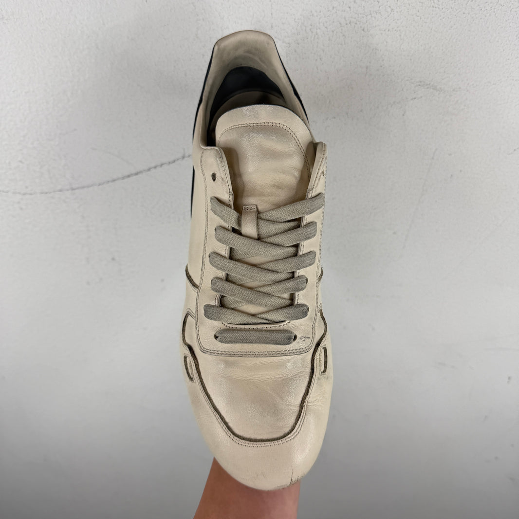 Rick Owens Milk Minimal Sneakers