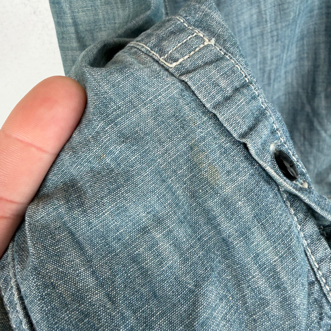 Neighborhood Stencil Denim Shirt
