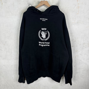 Balenciaga WFP Black Heavy Hoodie
