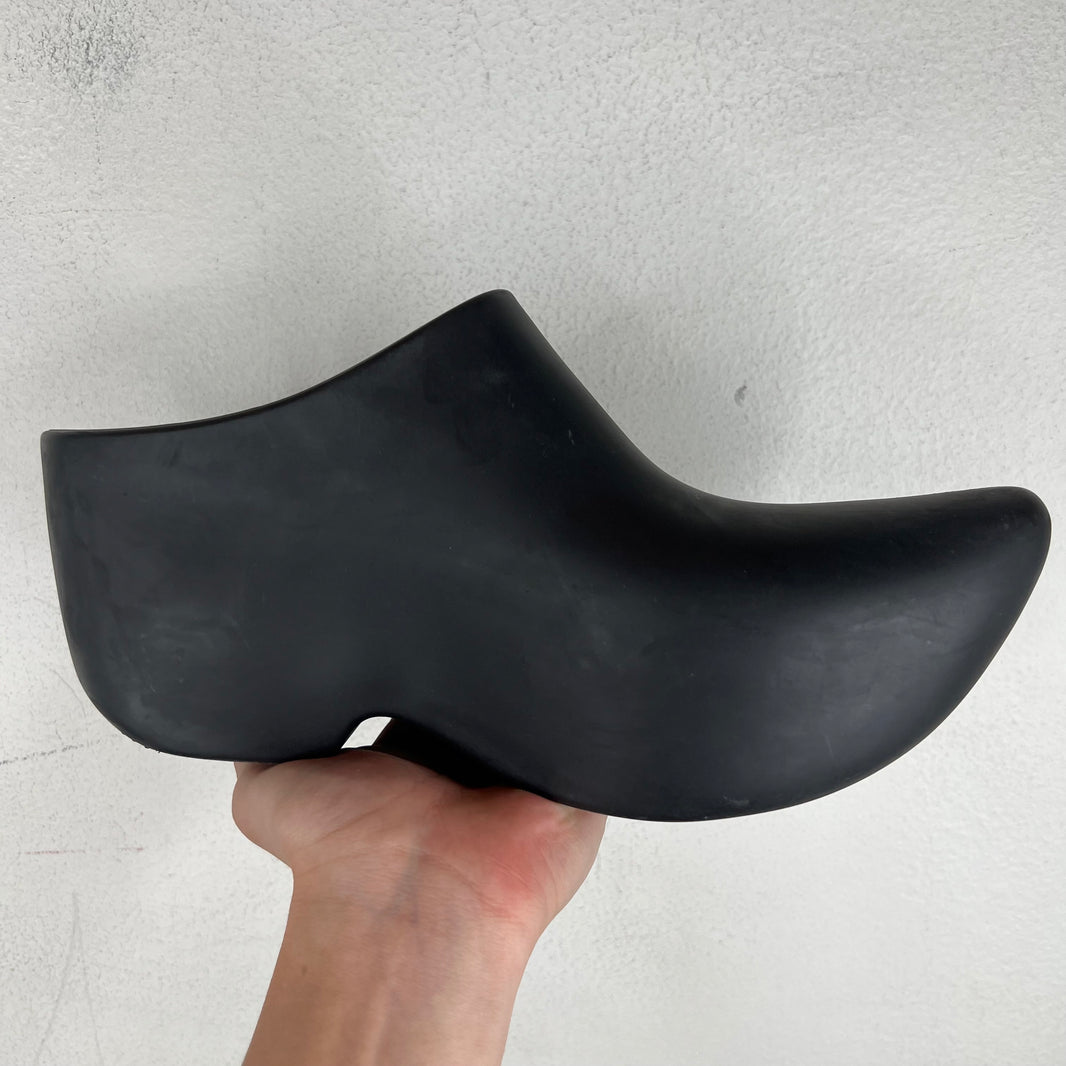 Balenciaga Black Rubber Technoclog Mules
