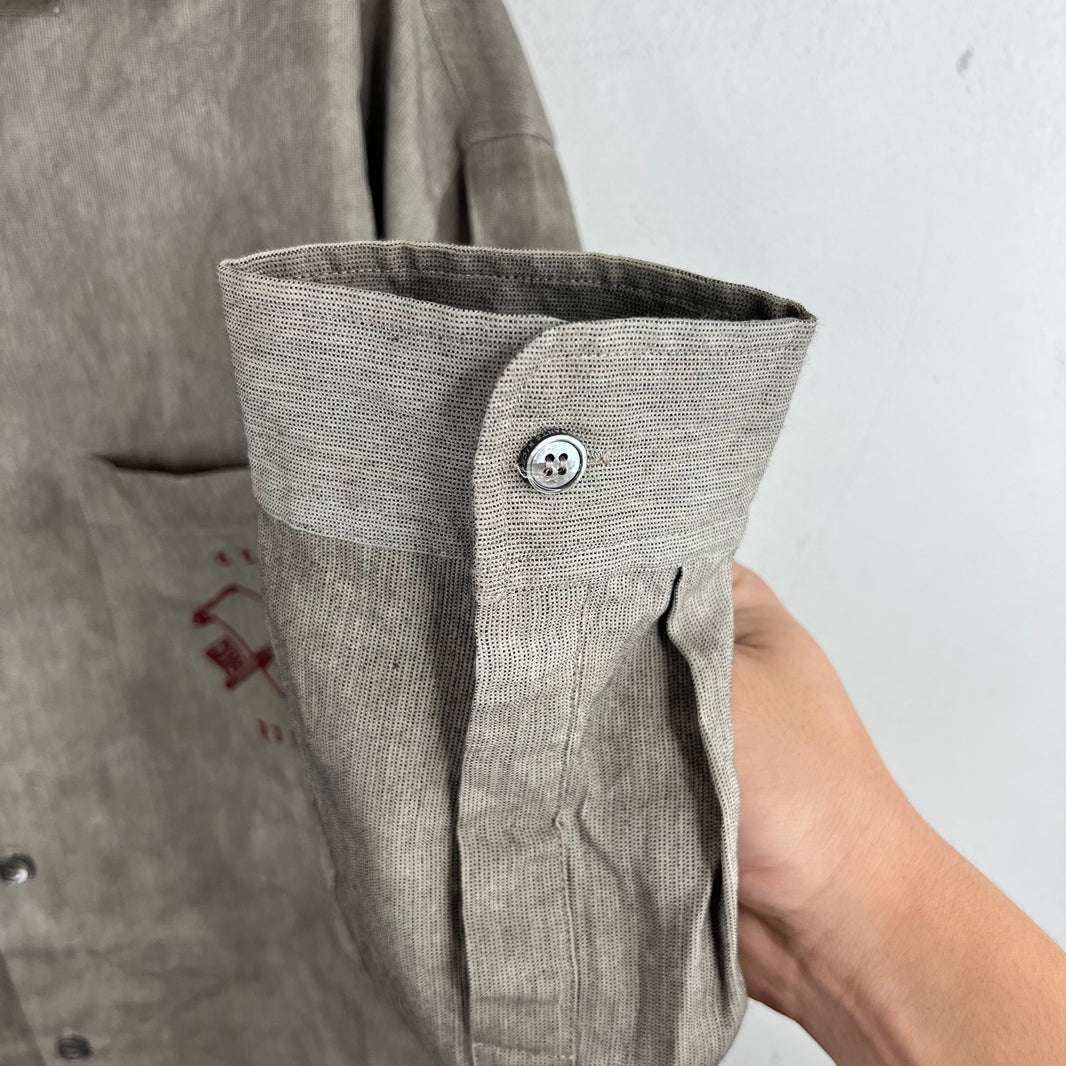 ERD Artist Embroidered L/S Button Up Shirt