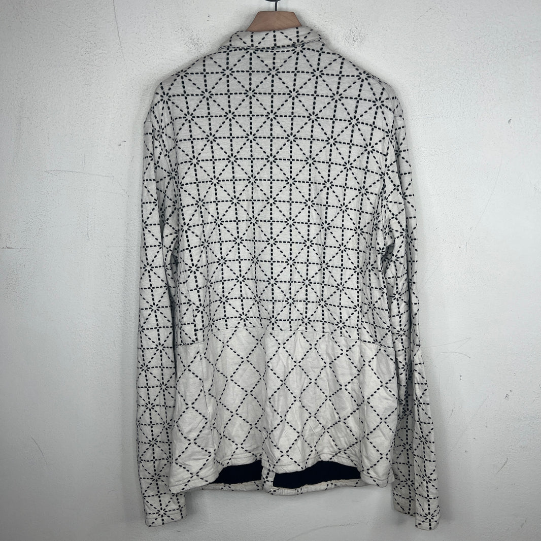 Kapital Sashiko Print Button Up Chore Shirt