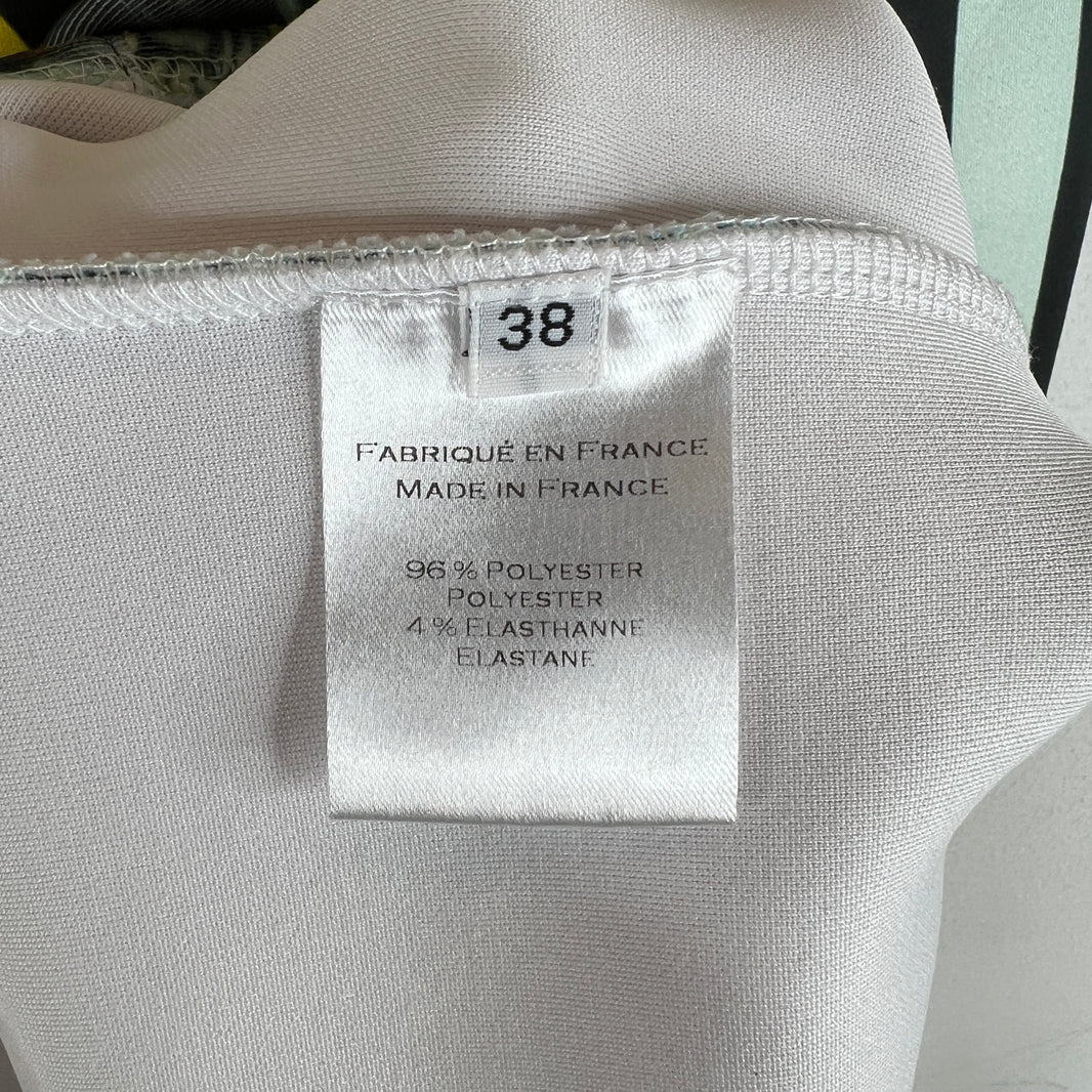 Balmain Checkerboard Barocco Neoprene Sweater