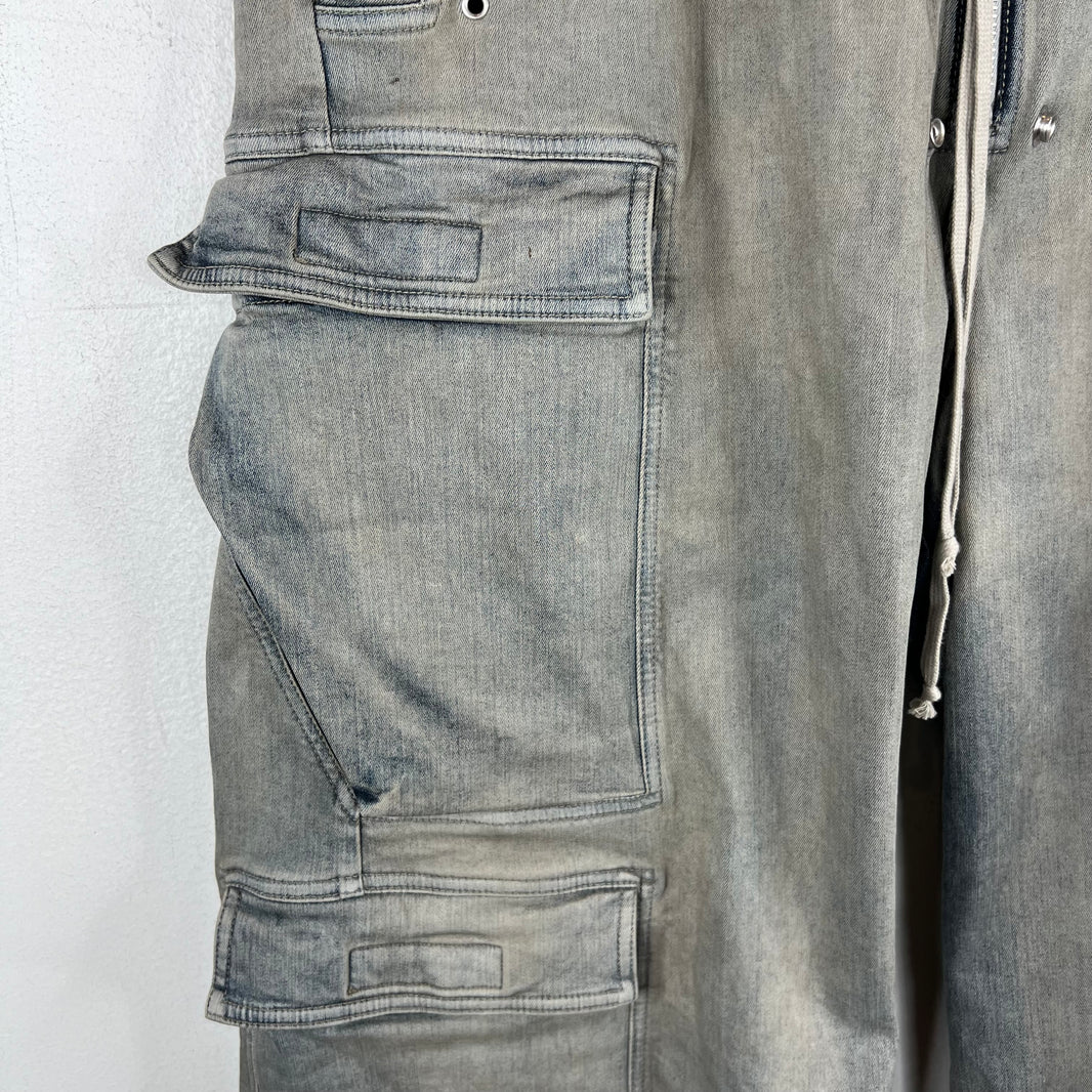 DRKSHDW Sky Double Cargo Jumbo Bela Jeans