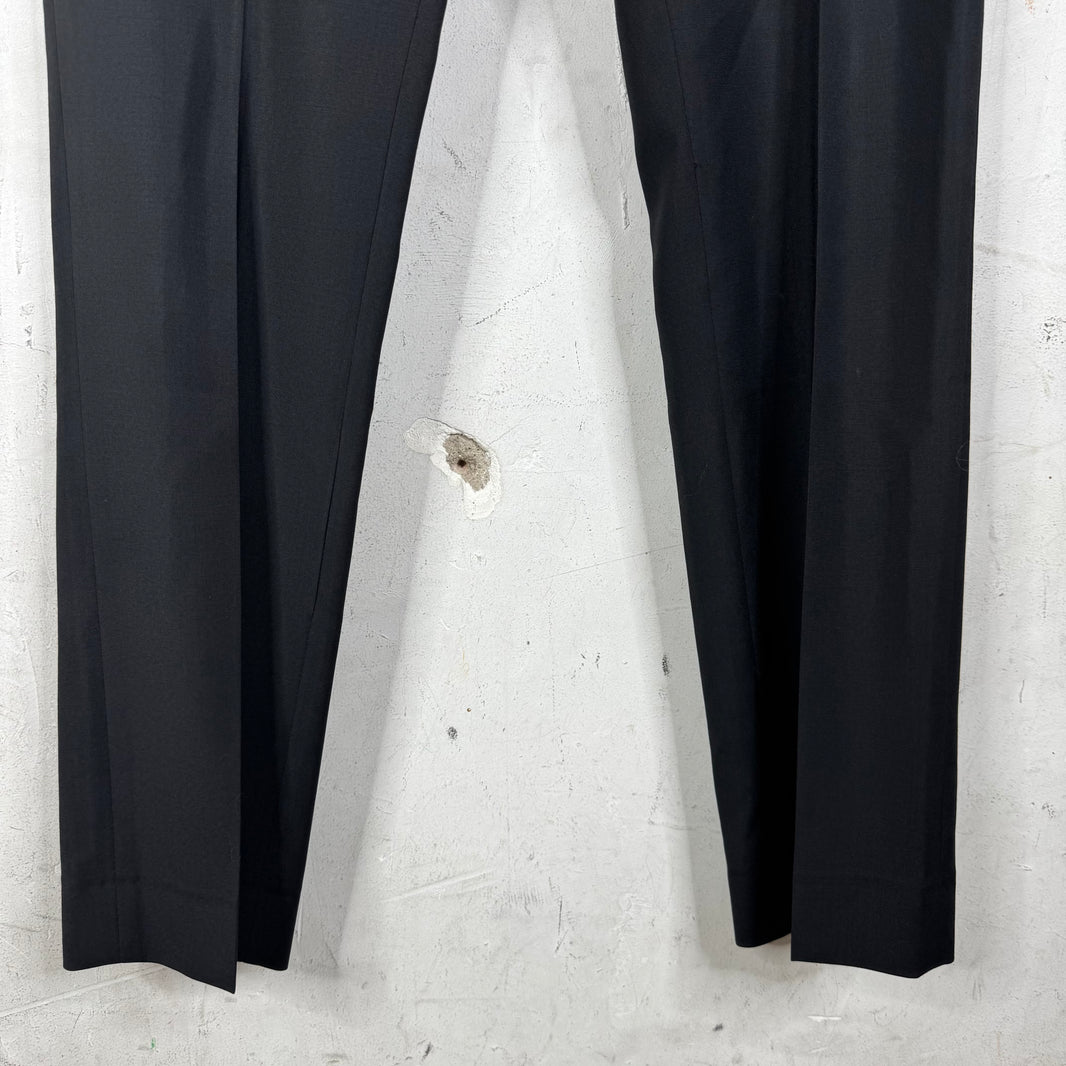 Dior Striped Waist Black Trousers