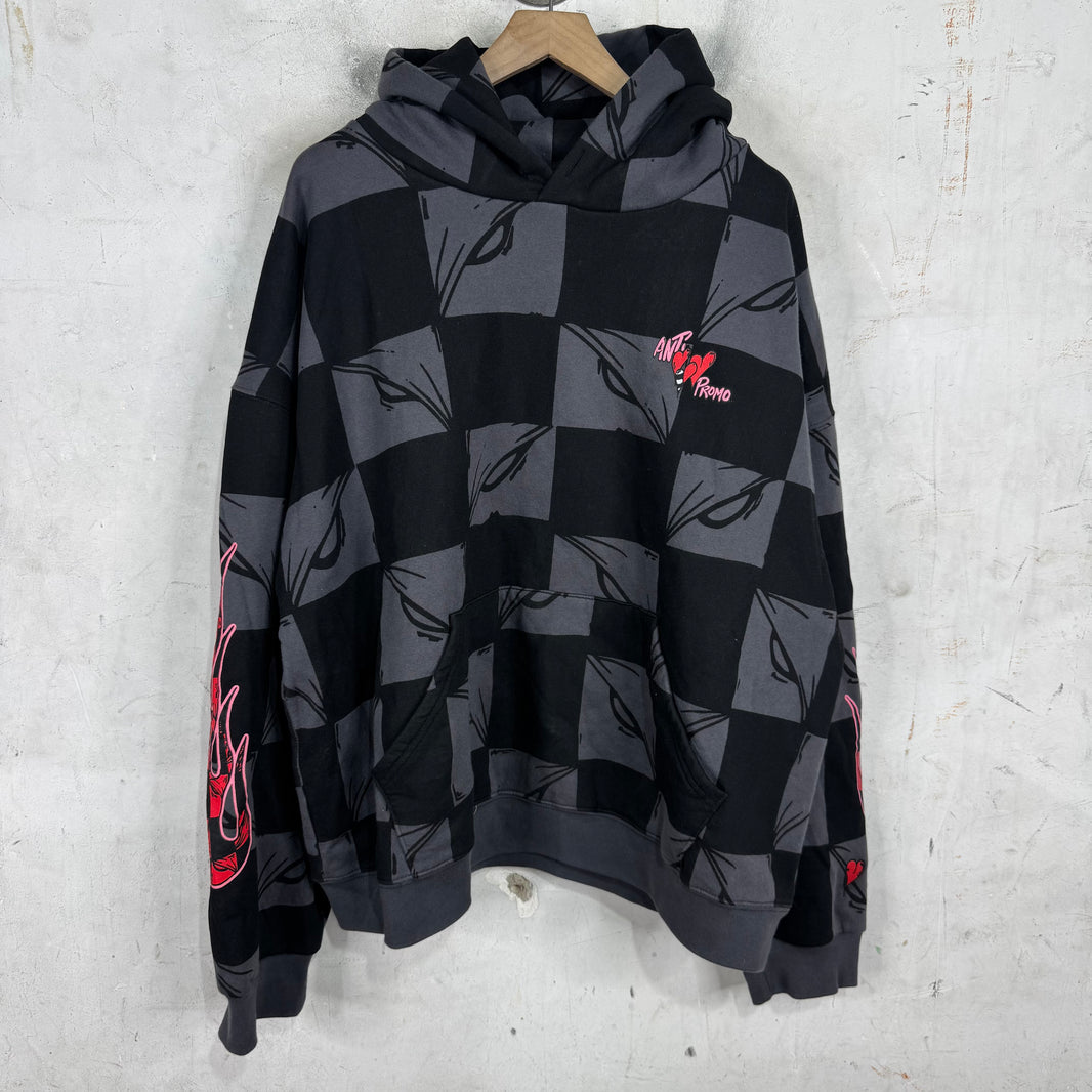 Matty Boy Anti Promo 99 Eyes Flame Hoodie