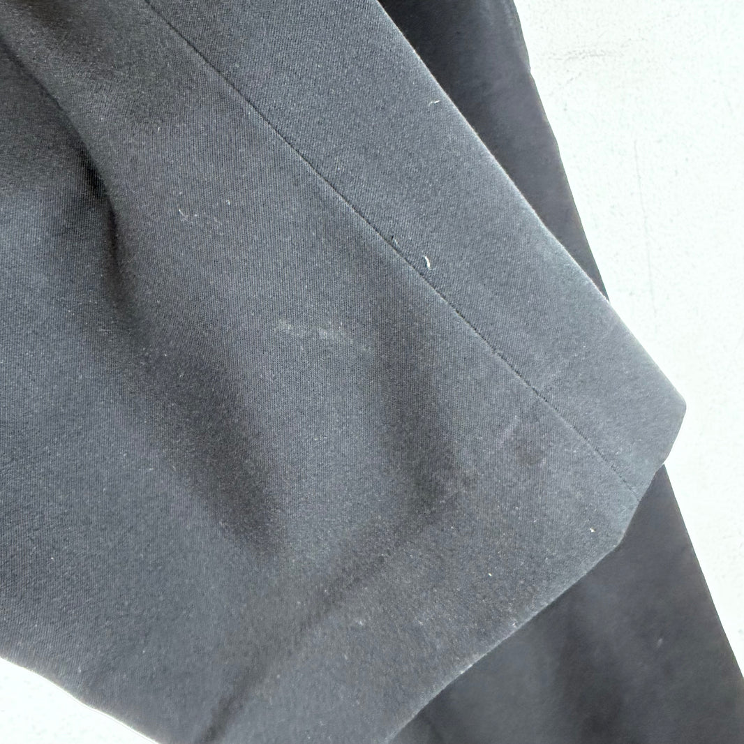 CDG BLACK Velour Striped Trousers