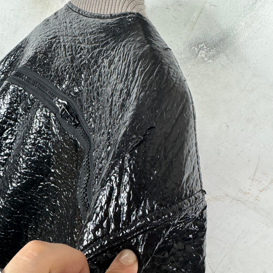 Dries Van Noten PVC Coated Back Zip Bomber