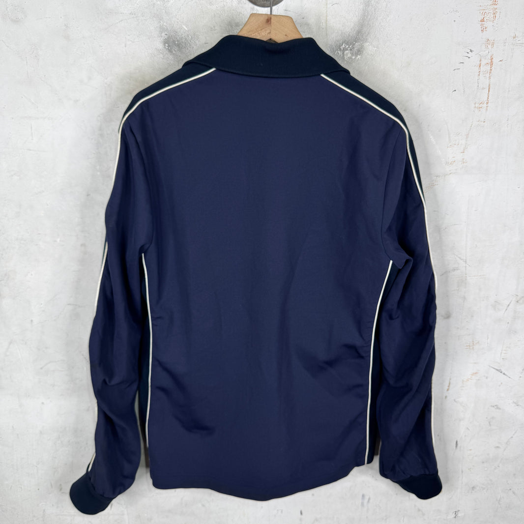 Prada Navy Red Bar Track Jacket