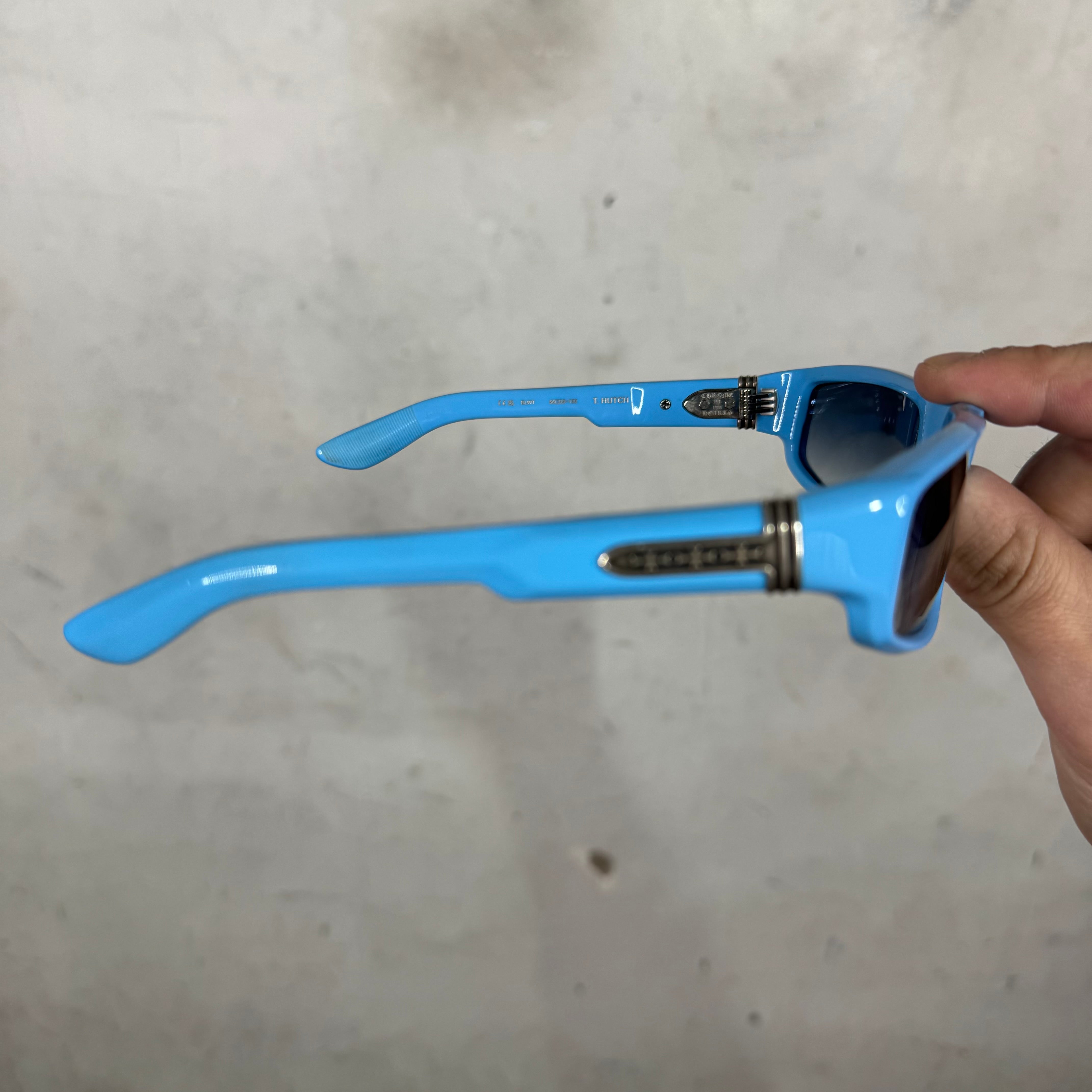 Chrome Hearts Blue T-Hutch Sunglasses – www.Lukes.store