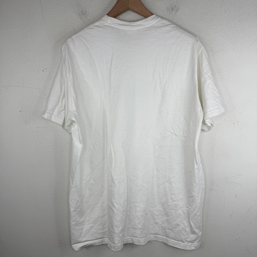 Supreme White Kaws Box Logo Shirt