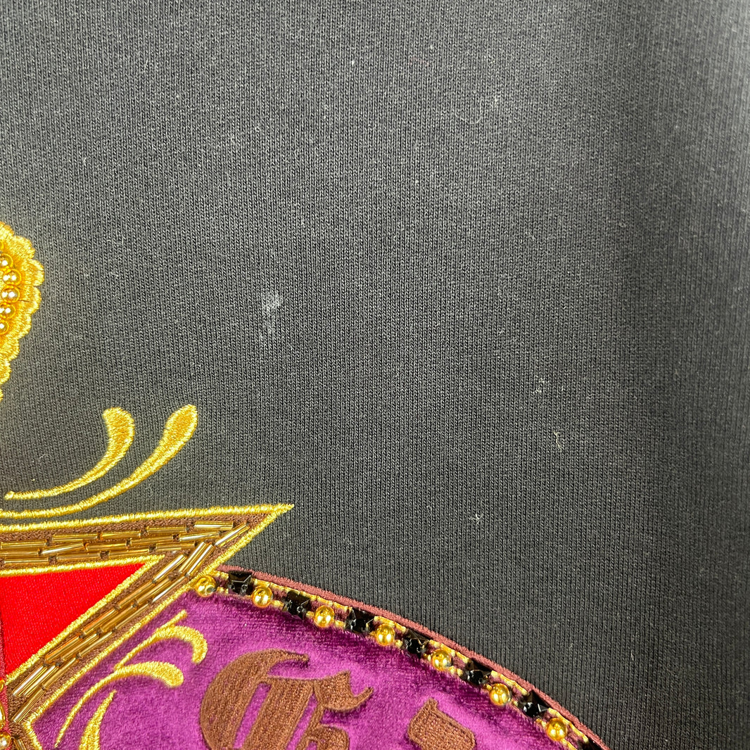Supreme Crest Studded Zip Up Hoodie
