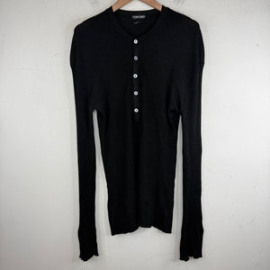 Tom Ford Ribbed Henley Shirt