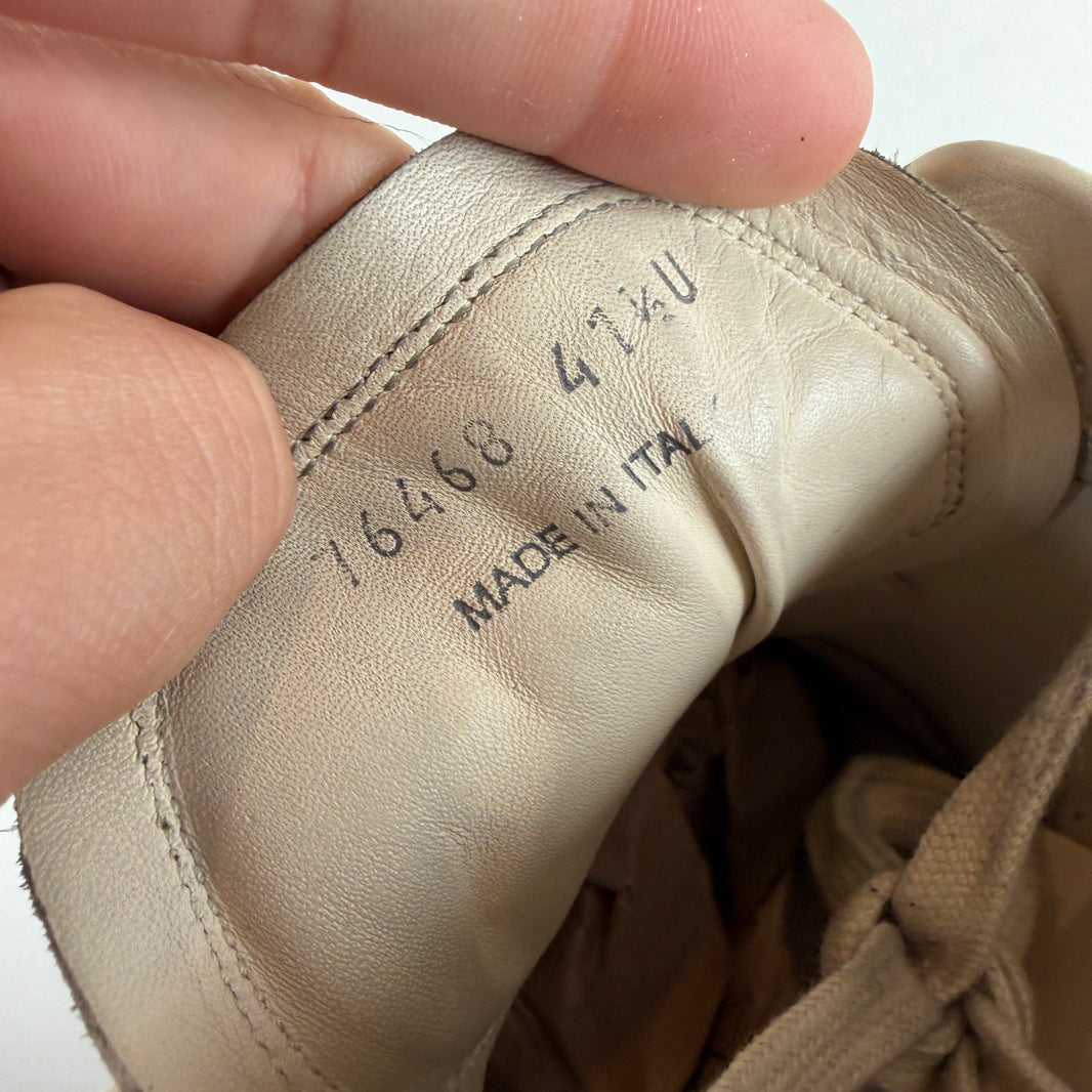 Rick Owens Milk Minimal Sneakers