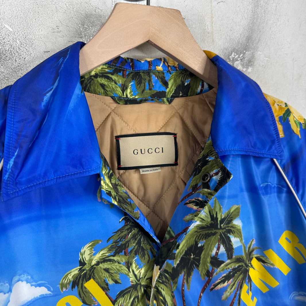 Gucci Souvenir Beach Printed Jacket