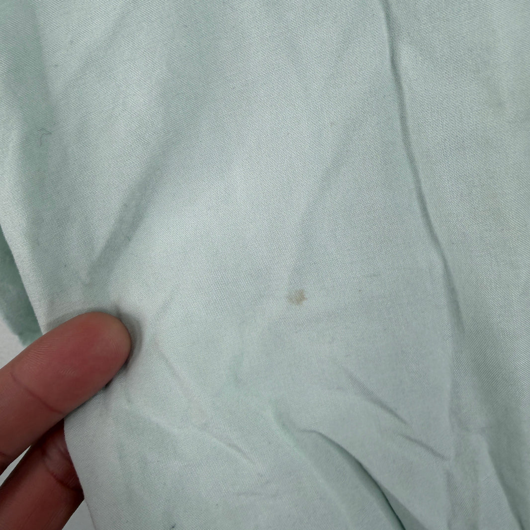 Martine Rose AW Collection Mint Viscose Button Up Shirt