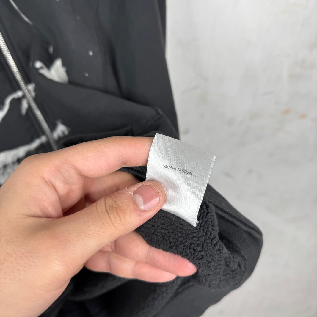 ERD Printed Assemblage Zip Hoodie