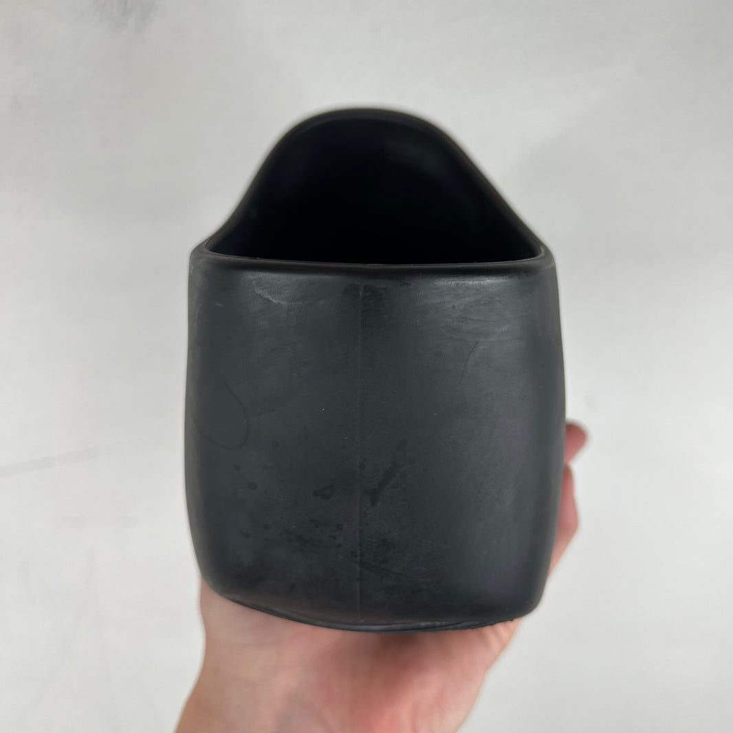 Balenciaga Black Rubber Technoclog Mules