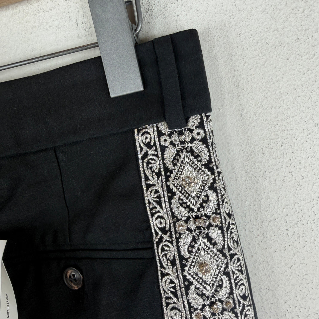 Amiri Guitar Strap Embellished Trousers