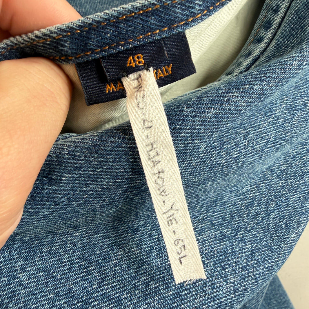 Louis Vuitton Prototype Long Denim Chore Trench Coat