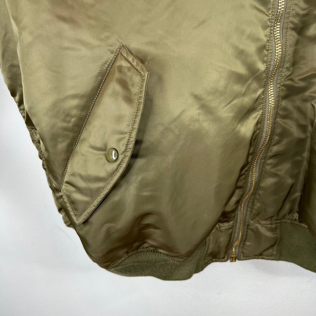 Vetements Alpha Industries Double Zip Bomber Jacket