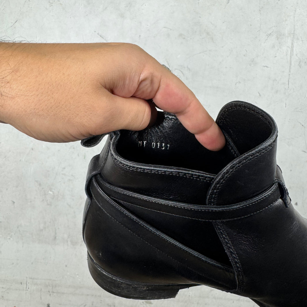 Louis Vuitton Perforated Toe Jodhpur Boots