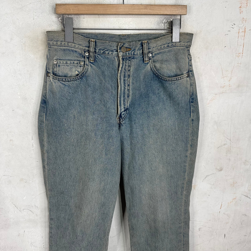 RRL Light Mud Wash Straight Legged Jeans