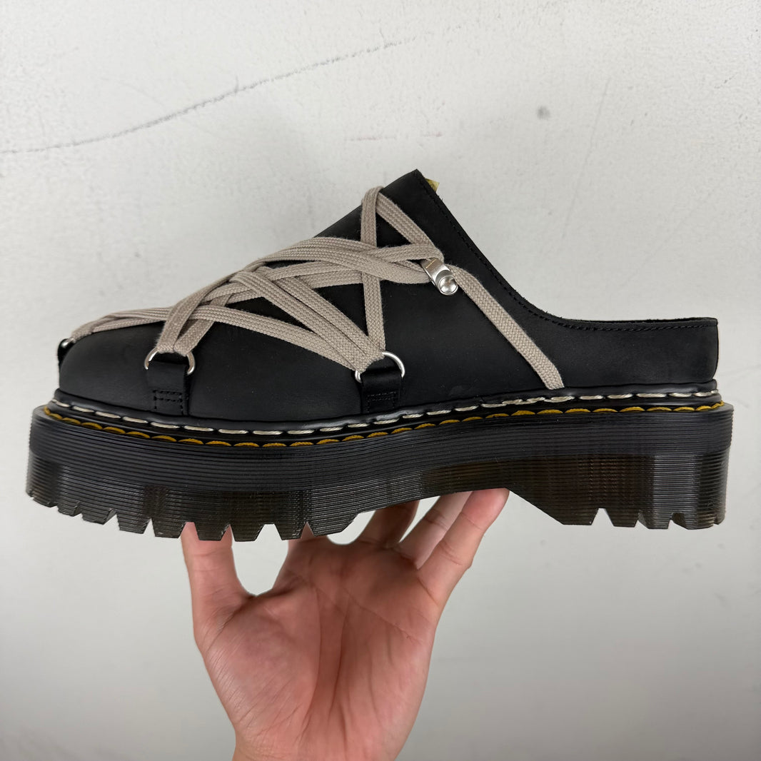 Rick Owens Doc Marten's Quad Megalace Mules