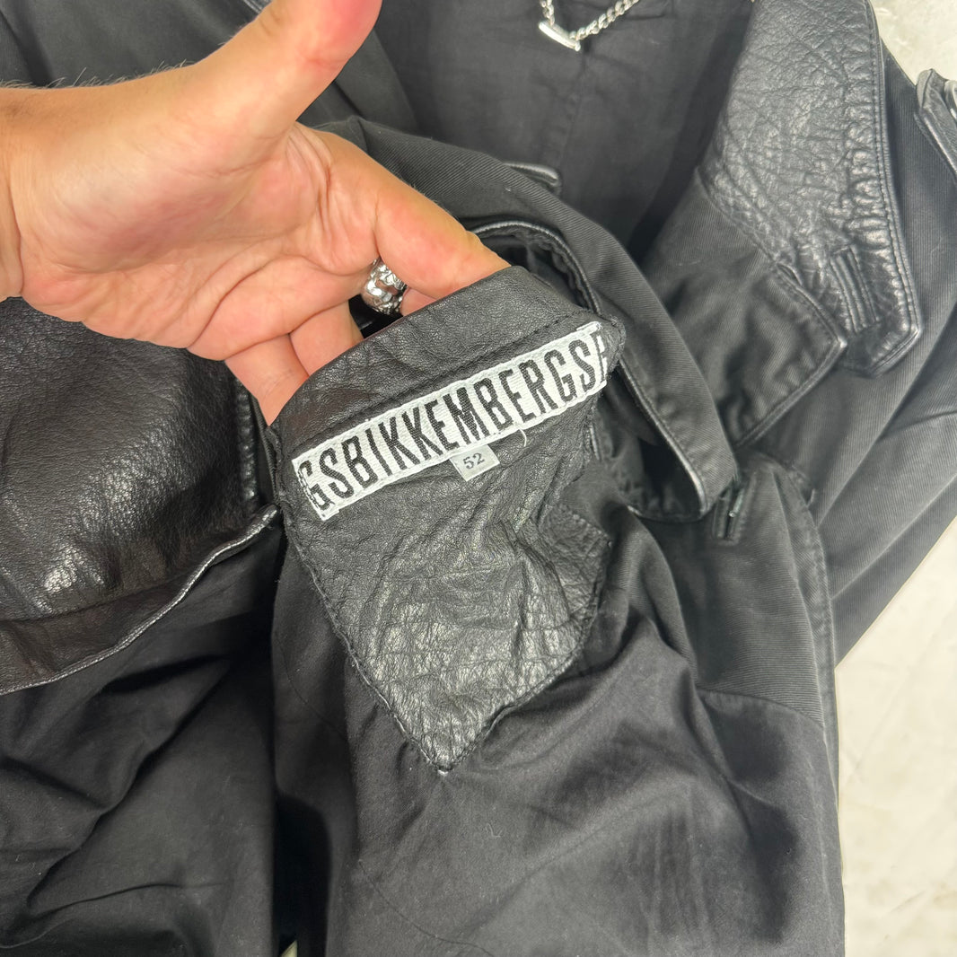 Dirk Bikkemberg Leather Elements Blazer Jacket