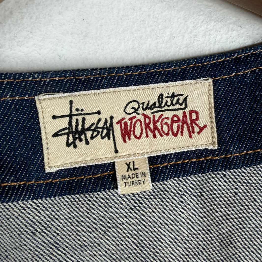 Stussy Denim Zip Vest